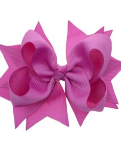 LCLHB 5 inch Layered Hair Bows Clips Hair Accessories for Toddler Little Girls Adults (Pack Of 12) Vintage Pure 15 71Z4jUFoNJL
