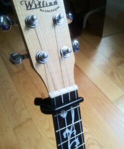 D'Addario Accessories Ukulele Pro Capo - For Soprano, Concert, Tenor, Baritone Ukuleles - 4 String Ukulele Capo - Micrometer Tension Adjustment for Buzz-Free, In-Tune Performance - Black 1 Pack 32 71Z5knulwBL