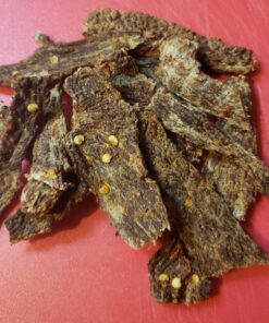 People's Choice Beef Jerky - Old Fashioned - Hot & Spicy - Healthy, Sugar Free, Zero Carb, Gluten Free, Keto Friendly, High Protein Meat Snack - Dry Texture - 1 Pound, 16 oz - 1 Bag 1.00 Pound (Pack of 1) 27 71Z5oPgszZL