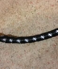 EzyDog Cujo Shock Absorbing Bungee Dog Leash - Best Dog Rope Training Lead - Reflective Trim for Nighttime Safety - Padded Pull Handle for Superior Comfort and Control (40", Black) 40-Inch 18 71Z77YPKIL