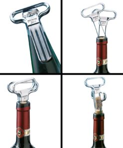 Monopol Westmark Germany Steel Two-Prong Cork Puller with Cover (Silver Satin) Chrome 17 71Z78Tj68OL