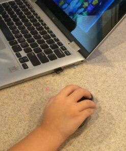 Logitech Wireless Mini Mouse M187 Ultra Portable, 2.4 GHz with USB Receiver, 1000 DPI Optical Tracking, 3-Buttons, PC / Mac / Laptop - Black 47 71Z7Q8wM6L