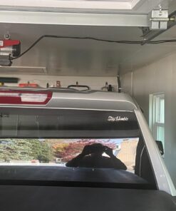 Happybuy 440 lbs Lift Electric Hoist, 110V Electric Winch with Zinc-Plated Steel Wire, 39.4 ft Lifting Garage Lift Hoist with 14ft Remote Control for Garage, Factories, Warehouses,Verandahs 440LBS 27 71Z7pTBo0LL