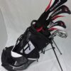 New Mens Left Handed Complete Golf Set Custom Made Clubs for Tall Men 6'0" to 6' 6" Tall Driver, Fairway Wood, Hybrids, Irons, Putter, Stand Bag 5 71Z7vs8f8L