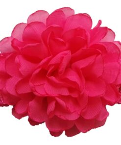 QandSweet Baby Girl's Headbands with Chiffon Lotus Flower Soft Nylon Headwraps for Take Pictures (Camellia Flower 15Pcs) Camellia Flower 15pcs 34 71Z80hCrNyL