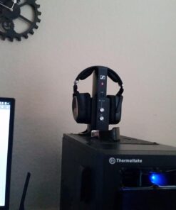 Sennheiser Consumer Audio RS 195 RF Wireless Headphone Systems for TV Listening with Selectable Hearing Boost Preset,Black 19 71Z8IWTvfdL