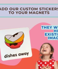 Magnetic Daily Visual Schedule for Kids at Home - Create Your Own Routine Chart for Kids & Toddlers (Morning and Bedtime) - Picture Board - Behavior Reward Chore - Autism ADHD (72 Magnets + Board) 72 Magnet Pack + Board 12 71Z9AfBzvkL