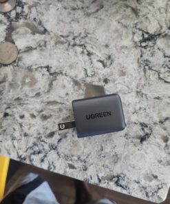 UGREEN 30W USB C Charger, Nexode Foldable GaN PPS Compact Fast Wall Charger Block, USB-C Power Adapter for iPhone 15 Pro Max/14/13, Galaxy S23 (Black) Black 56 71Z9LDPsEiL