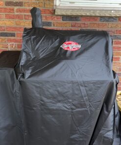 Char-Griller 5555 Grill Cover, Fits Models: 3018, 2121, 2222, 2828, 2727, 2929, 1224, E1224, 1329, 1334, Black 40 71Z9aQnBU L