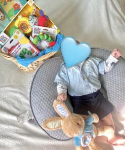 Let's Count Soft Book - World of Eric Carle the Very Hungry Caterpillar Baby on the Go Clip Teething Crinkle Soft Sensory Book for Babies, 5.25x5.25 Inch 39 71Z9nhQaDaL