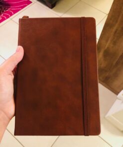 BEECHMORE BOOKS Ruled Journal Notebook - A5 Brown 160 Lined Pages 8.3 x 5.8 inch | Hardcover Leather Daily Journals For Writing - Thick 120gsm Cream Paper | Gifts for Men, Women, Notebooks For Work Chestnut Brown Large (5.75" x 8.25") 42 71Z9sZiOj9L