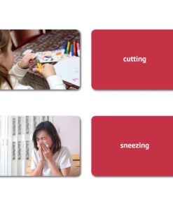 Picture My Picture Verbs Flash Cards | 40 Action Language Development Educational Photo Cards | Speech Therapy Materials and ESL Materials 18 71ZABiKgYiL