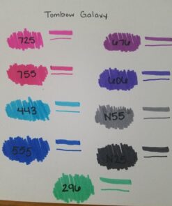 Tombow 56188 Dual Brush Pen Art Markers, Galaxy, 10-Pack. Blendable, Brush and Fine Tip Markers 1-Pack 50 71ZAP3YRXL