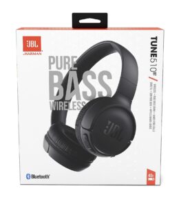 JBL Tune 510BT: Wireless On-Ear Headphones with Purebass Sound - Black 26 71ZAhnaZ38L