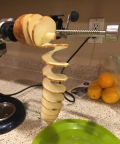 KitchenAid Fruit and Vegetable Spiralizer Attachment Stand Mixer, Polished Aluminum Spiralizer - 5 Blades 53 71ZAjdcK7L