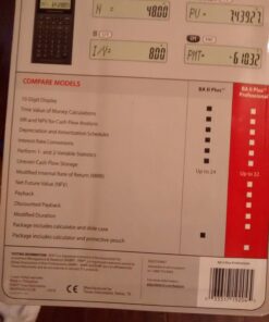 Texas Instruments BA II Plus Professional Financial Calculator Silver 9.8 Inch 30 71ZBQOn2bnL