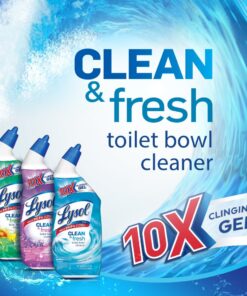 Lysol Clean & Fresh Toilet Bowl Cleaner, Ocean Fresh, 24 oz (Pack of 4) 8 71ZCI9TTBnL 1