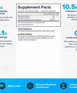 LEGION Recharge Post Workout Supplement - All Natural Muscle Builder & Recovery Drink with Micronized Creatine Monohydrate Naturally Sweetened & Flavored (Unflavored, 60 Servings, Pack of 1) Unflavored 60 Servings (Pack of 1) 10 71ZCNBCCu7L