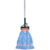 Nine Forty Industrial and Commercial-Grade Looped End Wet Mop - String Mop with 42”-72” Adjustable Aluminum Handle Length - Flip Grip Clamp - for Optimal Absorption and Durability - Blue 1 Mop Head Kit 33 71ZCO64ntaL
