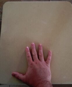 Pizza Stone - Baking Stone. SOLIDO Rectangular 14"x16" - Perfect for Oven, BBQ and Grill 42 71ZD9kNziL