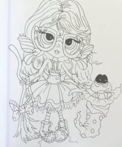 Lacy Sunshine's Halloween Coloring Book Volume 4: Whimsical Witches, Ghosts, Pumpkins and Vampires (Lacy Sunshine's Coloring Book) 21 71ZDgb3kNRL