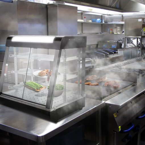 Ensue Restaurant Commercial Countertop Food Warmer 27" Display Case 27"