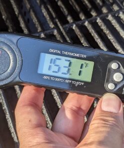 AMMZO Digital Meat Thermometer for Grilling, Instant Read Food Thermometer Waterproof with Backlight for Cooking, Deep Fry, BBQ, Grill, Smoker and Roast Black 43 71ZDmLcL L