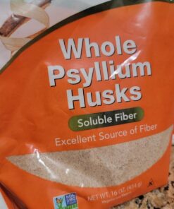 NOW Supplements, Whole Psyllium Husks, Non-GMO Project Verified, Soluble Fiber, 16-Ounce 45 Servings (Pack of 1) 40 71ZE8sgzdSL 1