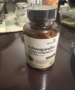 Futurebiotics Ashwagandha Capsules Extra Strength 3000mg - Stress Relief Formula, Natural Mood Support, Stress, Focus, and Energy Support Supplement, 120 Capsules 120 Count (Pack of 1) 29 71ZEBaRwrHL