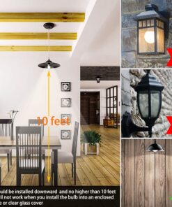 LUXON 5W A19 Radar Detector Dusk to Dawn 50W Equivalent Smart Led Lamp Lighting Indoor Outdoor Motion Sensor Bulb Auto On/Off E26 Base Soft White 2700K 1 2700k Warm White 29 71ZGA4viKML