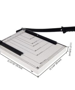 Yescom Paper Cutter Guillotine Trimmer 15" Cut Length 12 Sheet Photo Cardstock Cutting Machine B4-15 Inch 17 71ZGBKK7dvL