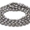 HinsonGayle AAA Handpicked 10-11mm Ultra-Iridescent Baroque Freshwater Cultured Pearl Rope 65 inch light-gray 8 71ZHO cTQL