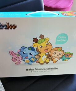 Baby Mobile for Crib, Crib Toys with Music and Lights,Remote, lamp, Projector for Pack and Play, for Ages 0+ Months (Blue-Forest) Blue-Forest 49 71ZHZMQ78wL