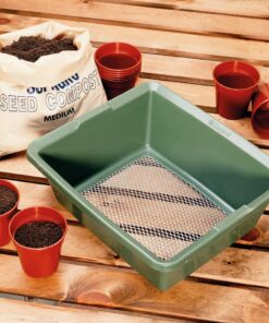 Alternative view of Tierra Garden Mesh Garden Sieve, Fine Galvanized Screen for Efficient Soil Sifting and Planting Preparation, 14.25”x12.75”x5.5” (Standard) Pack of 1 – Standard