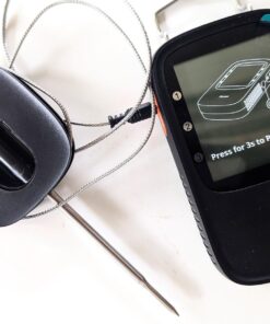 Govee Bluetooth Meat Thermometer, Wireless Meat Thermometer for Smoker Oven, Digital Grill Thermometer with 2 Probes, Timer Mode, Smart LCD Backlight BBQ Thermometer for Cooking Turkey Fish Beef 2 x Probes 58 71ZI13JySHL