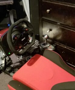 OpenWheeler GEN3 Racing Wheel Simulator Stand Cockpit Red on Black, Video Game Controller, Fits All Logitech G923, G920, Thrustmaster, Fanatec Wheels, Compatible with Xbox One, PS4, PC Platforms. 58 71ZIM4rSZcL
