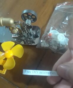 Sunnytech Mini Hot Air Stirling Engine Motor Model Educational Toy Kits Electricity HA001 29 71ZJFtC jKL