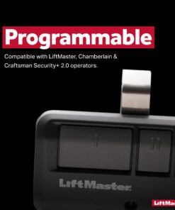 LiftMaster 893Max Security+ 2.0 3-Button Gate Operator Remote Control with Visor Clip - Pack of 1 11 71ZJsfAfvyL