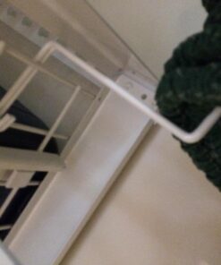 HyLoft 00212 Add-On Storage Hook Accessory for HyLoft Model-540 Ceiling Rack, 4 Count , White 40 71ZKvHjfUL