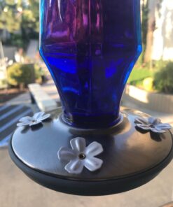 Perky-Pet Sapphire Starburst Vintage Glass Hummingbird Feeder 8129-2 14 71ZLfwyBTcL