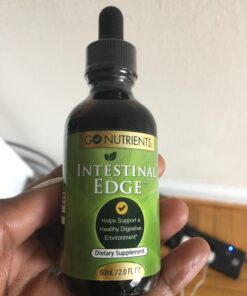 Go Nutrients Intestinal Edge Gut Detox Cleanse for Humans: Enhance Digestive Health, Boost Energy, Clear Skin with Black Walnut, Wormwood, Clove & Gentian Root for Adults & Kids 2oz Liquid Drops 39 71ZM448WlFL