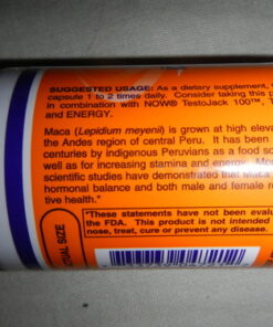 NOW Supplements, Maca (Lepidium meyenii) 500 mg, For Men and Women, Reproductive Health*, 100 Veg Capsules 100 Count (Pack of 1) 25 71ZNutIj9L