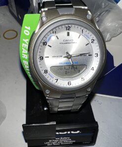 Casio Men's AW80-1AV Forester Ana-Digi Databank 10-Year Battery Watch Silver 22 71ZO4d dgeL