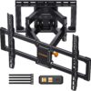 Perlegear UL Listed Full Motion TV Wall Mount for 42-85 inch TVs up to 132 lbs, TV Mount with Dual Articulating Arms, Tool-Free Tilt, Swivel, Extension, Leveling, Max VESA 600x400mm, 16" Studs, PGLF8 36 71ZOhROQsSL