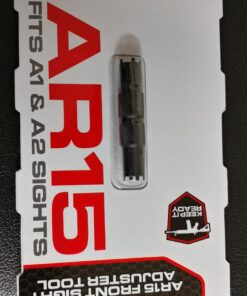 Real Avid Front Sight Adjuster: universal tool for adjusting A1 and A2 Type Front Sights (4-prong and 5-prong BUIS), Black/Tan 36 71ZP4XOK4SL