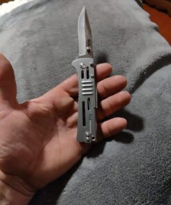 SOG SlimJim Folding Pocket Knife- SOG Assisted Technology w/ Tactile Bumps and Cutout Aid, Reversible Carry Clip, AUS-8 Stainless Steel Body (SJ31-CP), One Size, Hardcase Black 29 71ZP9J7ZGL