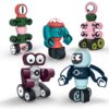 Gifts2U Magnetic Robots, 35PCS Magnetic Blocks Set for Kids with Storage Box, Stacking Robots Toy STEM Educational Playset for Boys and Girls Ages 3-6 Style A