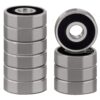 XiKe 10 Pcs 626-2RS Double Rubber Seal Bearings 6x19x6mm, Pre-Lubricated and Stable Performance and Cost Effective, Deep Groove Ball Bearings. 41 71ZPho1mFoL