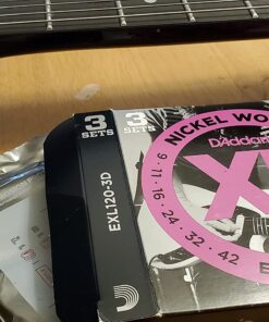 D'Addario Guitar Strings - XL Nickel Electric Guitar Strings - EXL120-3D - Perfect Intonation, Consistent Feel, Reliable Durability - For 6 String Guitars - 09-42 Super Light, 3-Pack Super Light, 09-42 21 71ZQ KVPW6L
