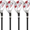 Senior Ladies Golf Clubs All Hybrid Set 55+ Years Womens Right Handed Majek Lady Full True Hybrid Complete Set which Includes: #5, 6, 7, 8, 9, PW Lady Flex New Utility A Lady Flex Club